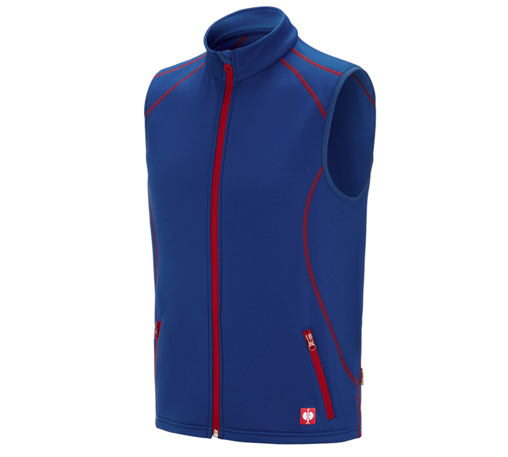 Work Body Warmer: Function bodywarmer thermo stretch e.s.motion 2020 + royal/fiery red