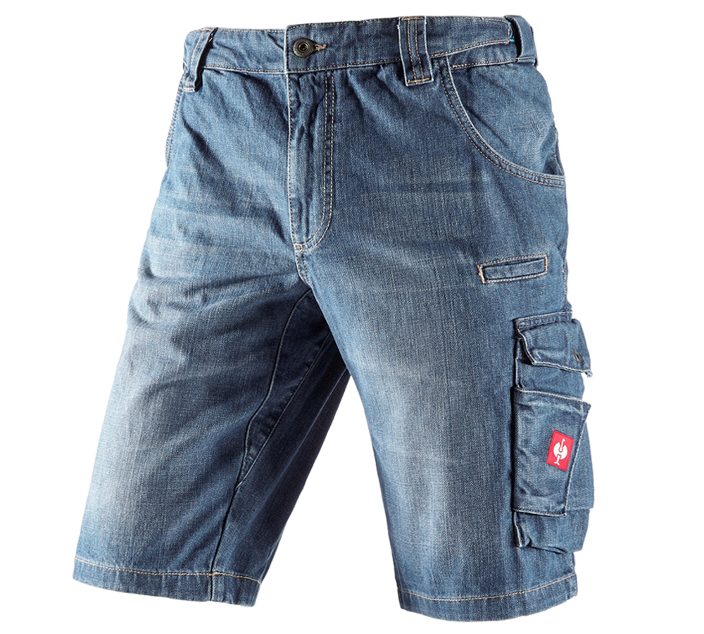 Arbetsbyxor: e.s. worker-jeansshorts + stonewashed