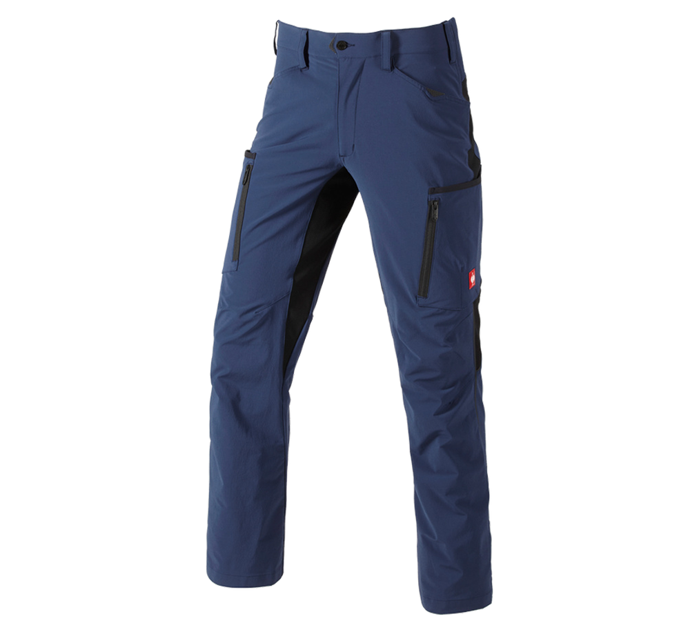 Plumbers / Installers: Cargo trousers e.s.vision stretch, men's + deepblue