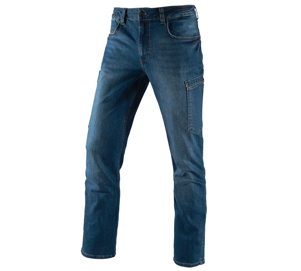 Topics: e.s. 7-pocket jeans + stonewashed