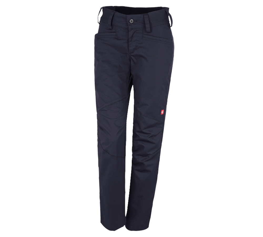 Work Trousers: e.s. Trousers base, ladies' + navy