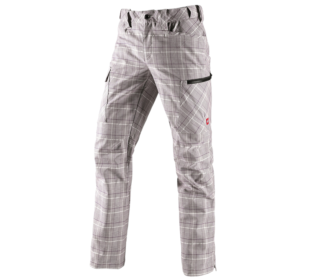 Work Trousers: e.s. Trousers pocket, men's + chestnut/white