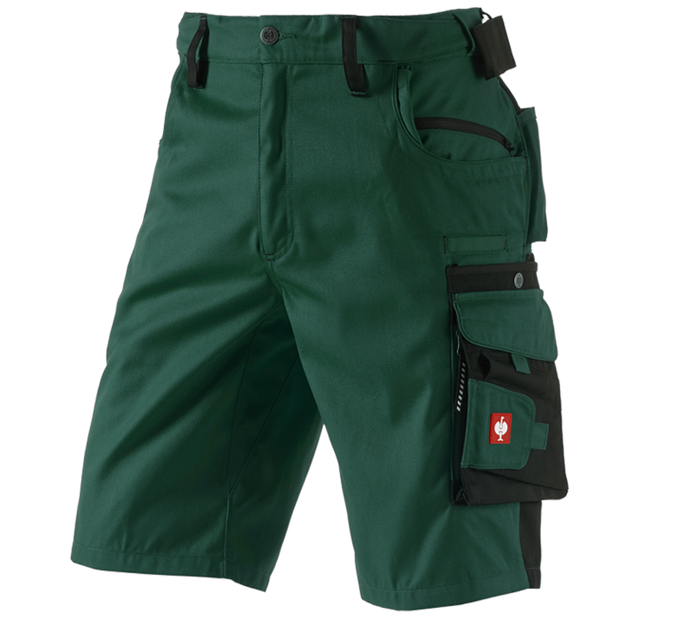 Arbetsbyxor: Shorts e.s.motion + grön/svart