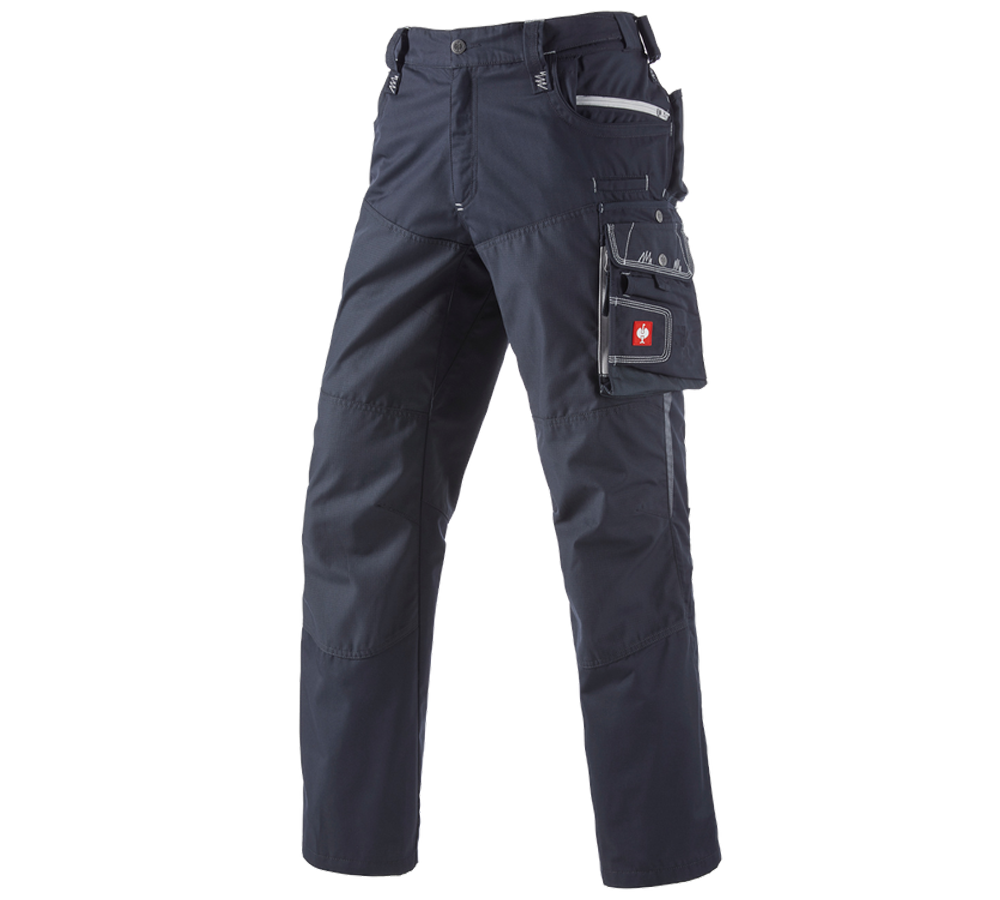 Topics: Trousers e.s.motion Summer + sapphire/cement