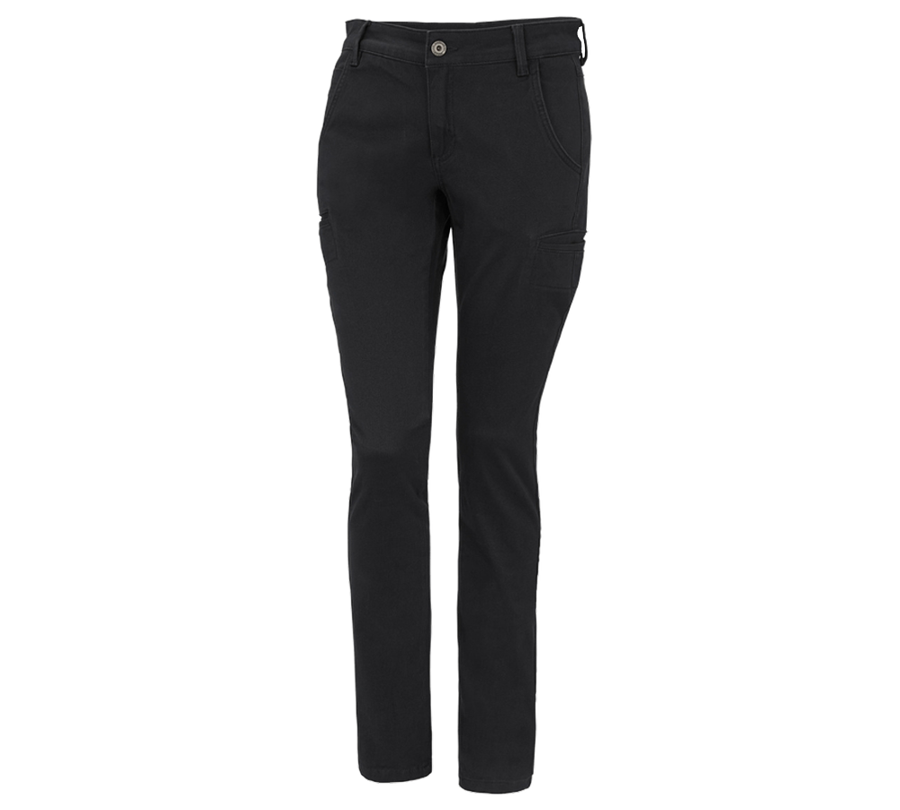 Topics: e.s. Trousers  Chino, ladies' + black