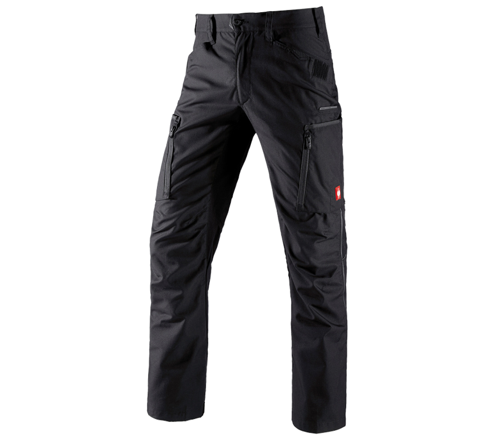 Work Trousers: Cargo trousers e.s.vision + black