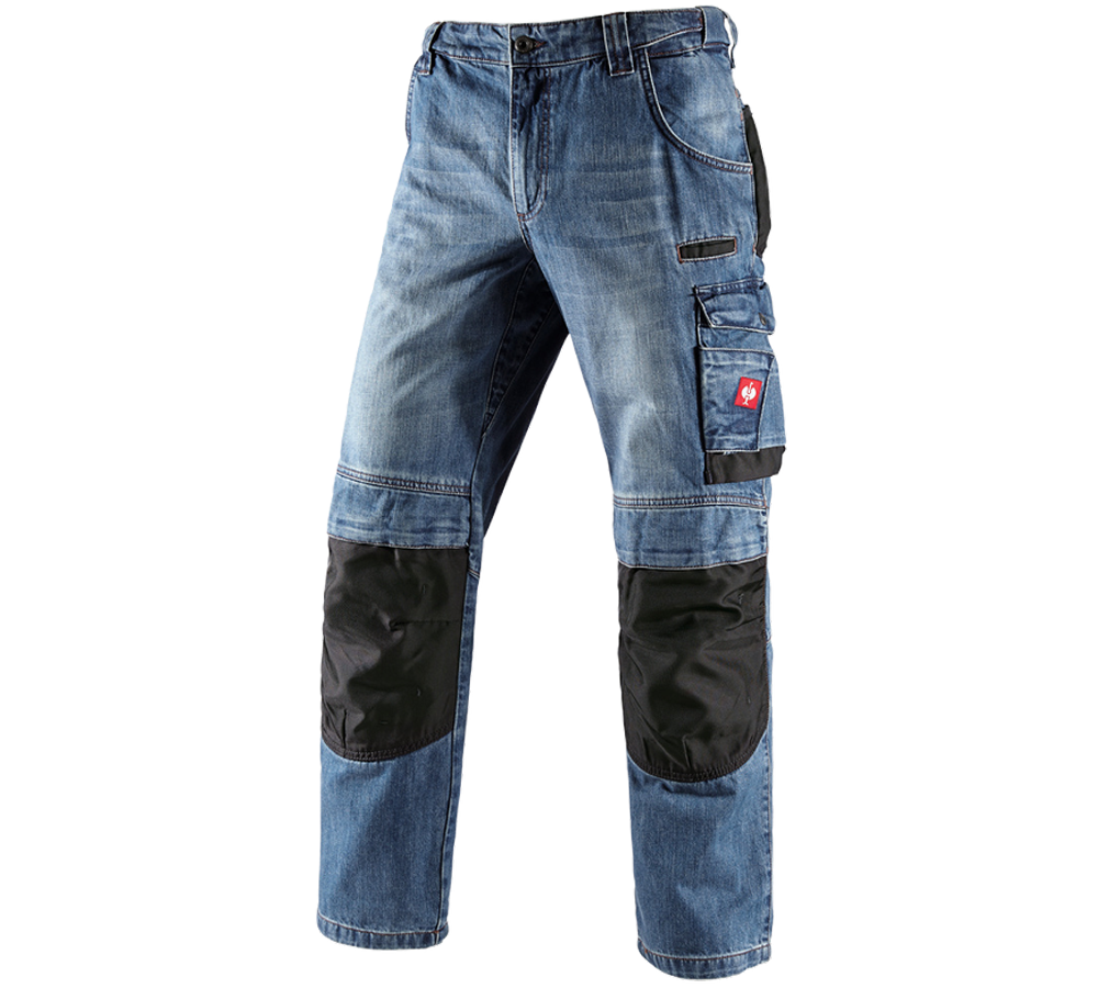 Arbetsbyxor: Jeans e.s.motion denim + stonewashed