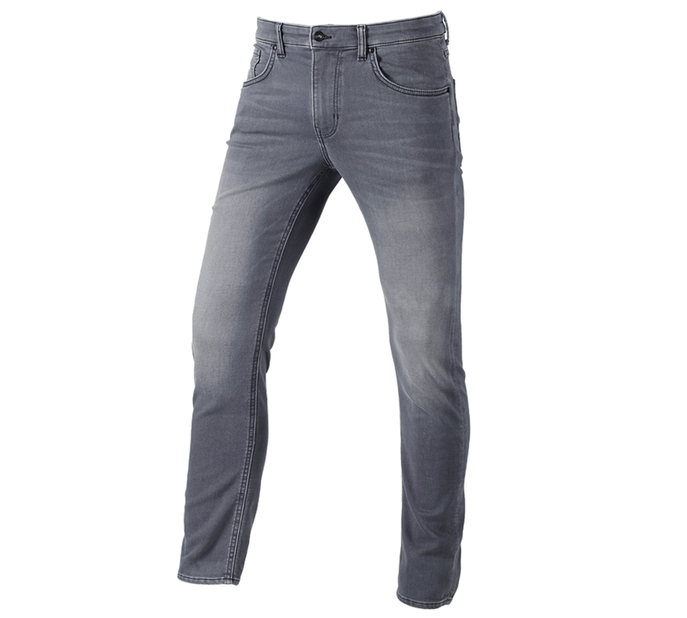Arbetsbyxor: e.s. 5-fickors-jeans jog-denim + greywashed