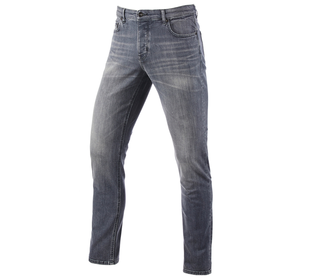 Arbetsbyxor: e.s. 5-fickors-stretch-jeans, slim + graphitewashed