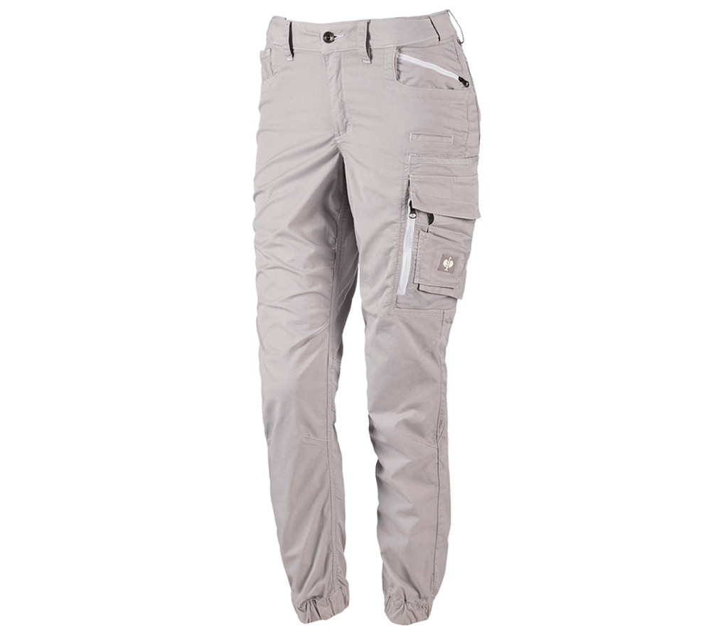 Work Trousers: Cargo trousers e.s.motion ten summer,ladies' + opalgrey