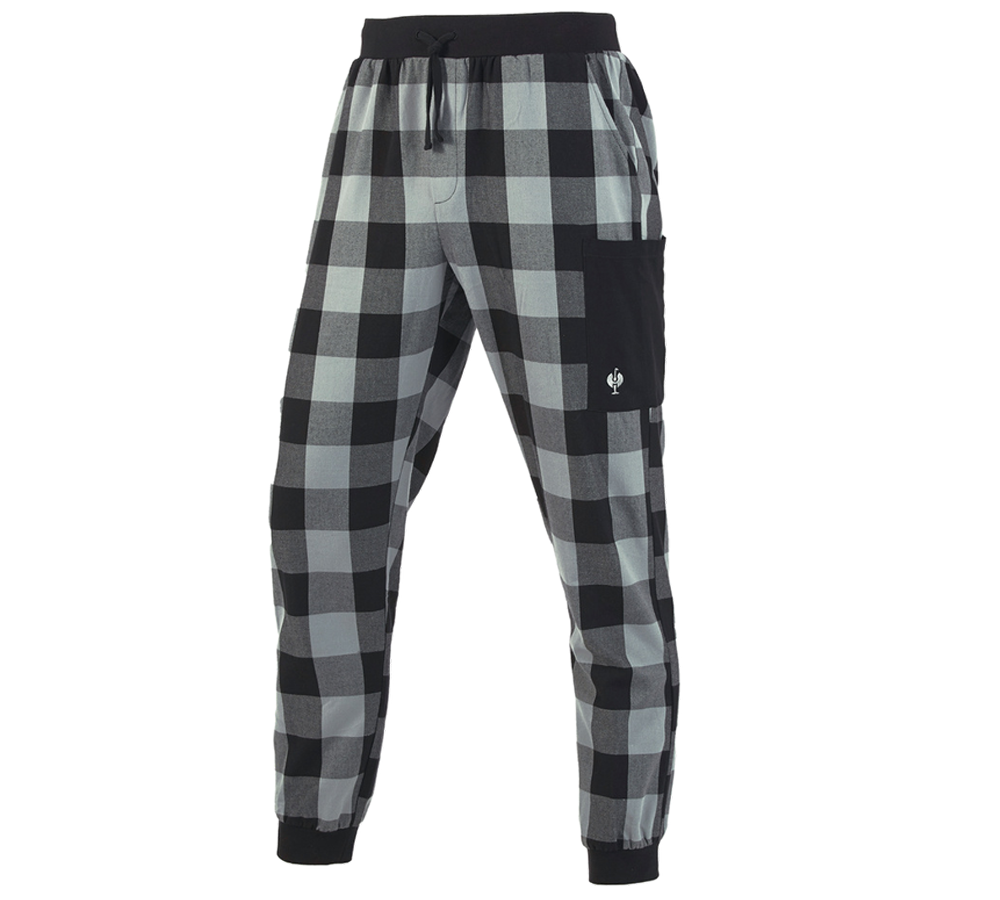 Accessoarer: e.s. Pyjamas byxa + stormgrå/svart