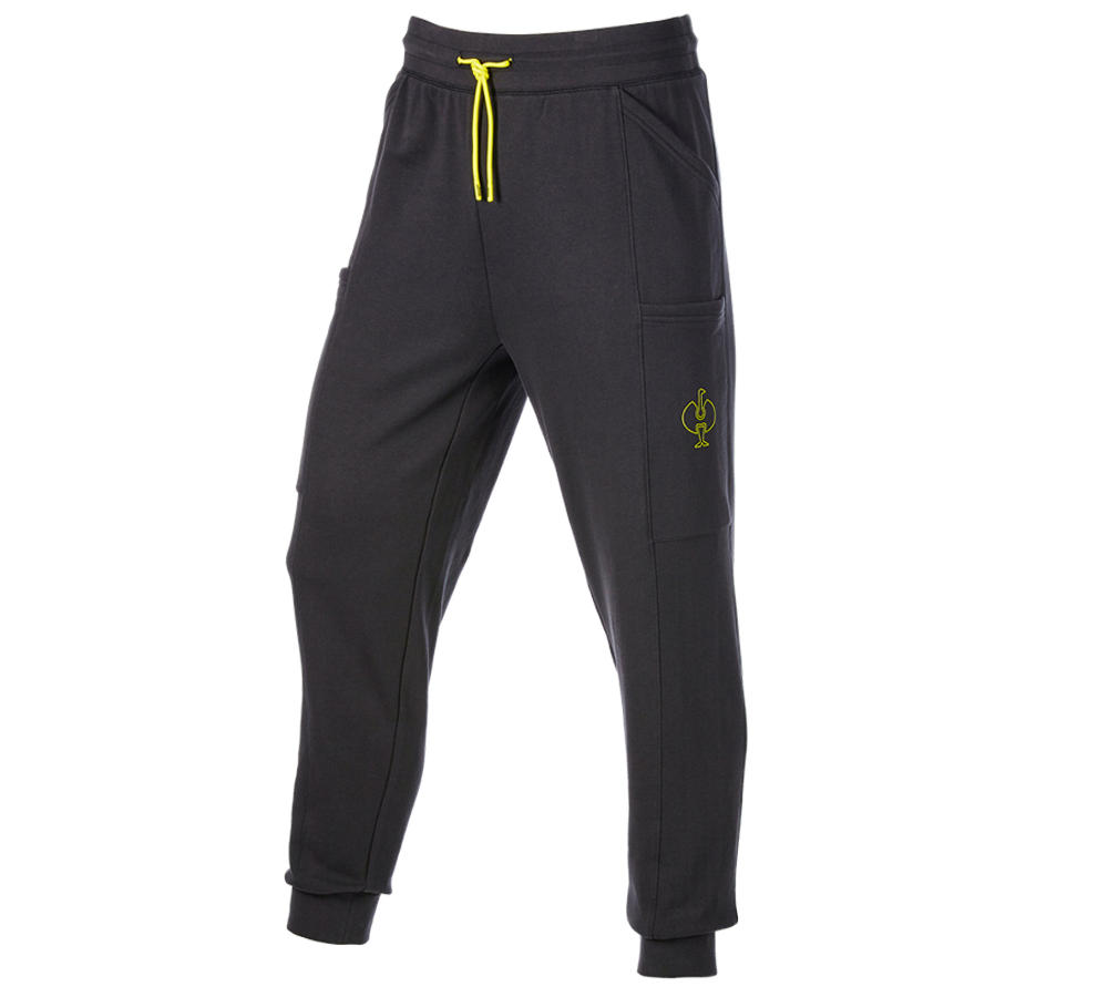 Topics: Sweat pants light e.s.trail + black/acid yellow
