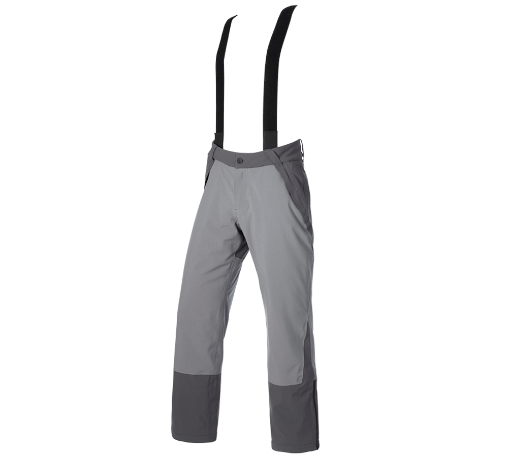 Clothing: Functional trousers e.s.trail snow + carbongrey/basaltgrey