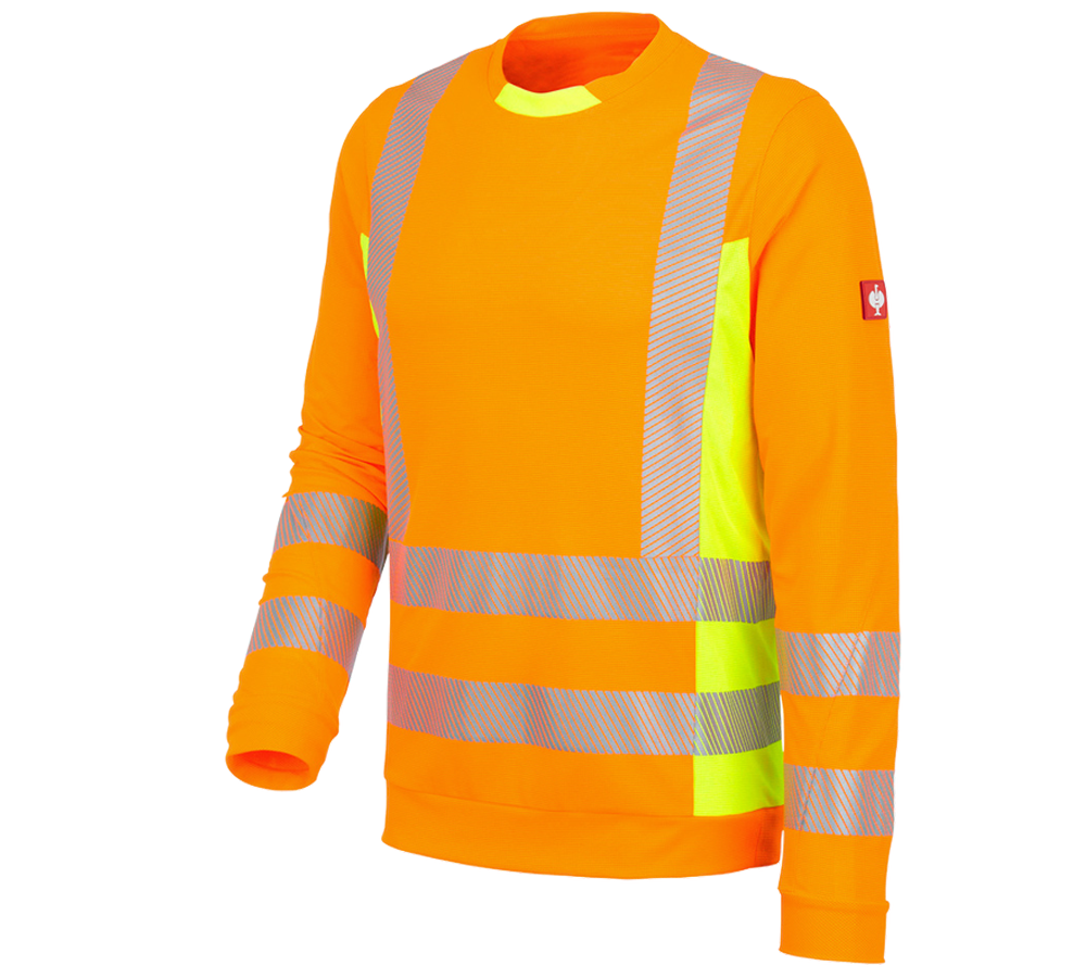 Shirts, Pullover & more: High-vis functional long sleeve e.s.motion 2020 + high-vis orange/high-vis yellow