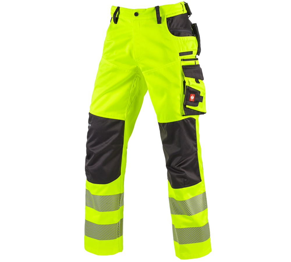 Topics: High-vis trousers e.s.motion + high-vis yellow/anthracite