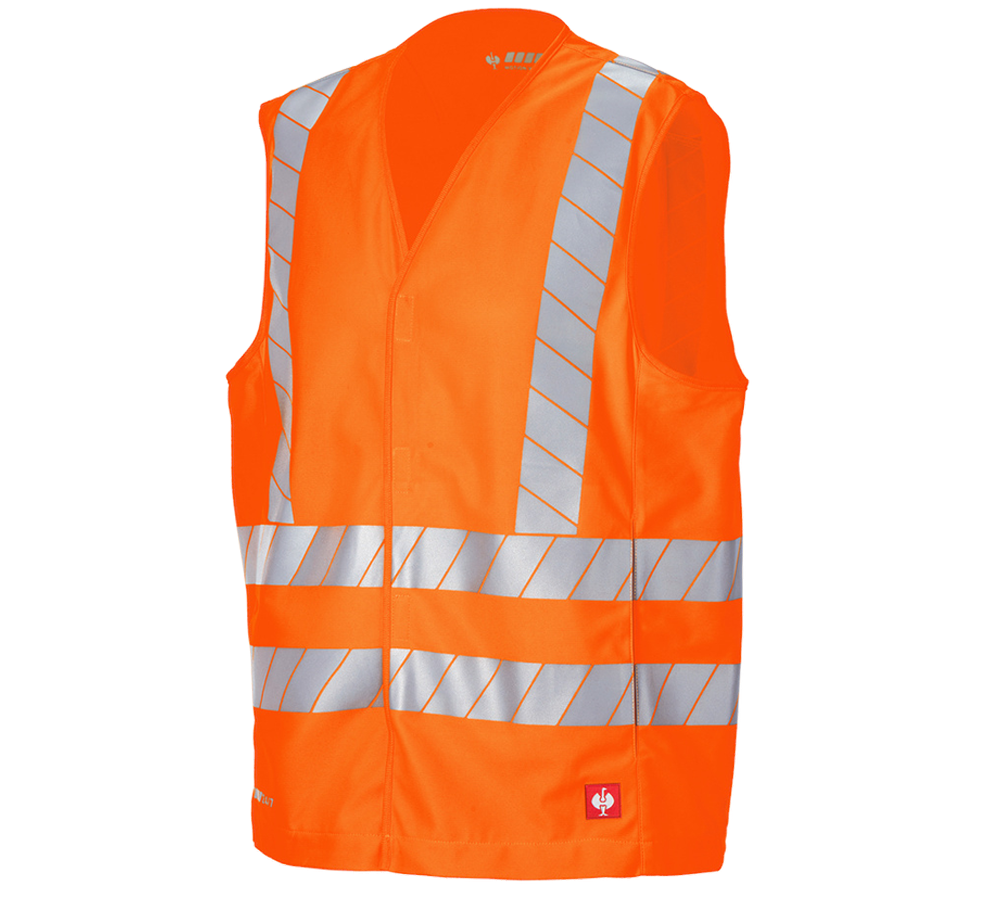 Work Body Warmer: High-vis bodywarmer e.s.motion 24/7 uni + high-vis orange