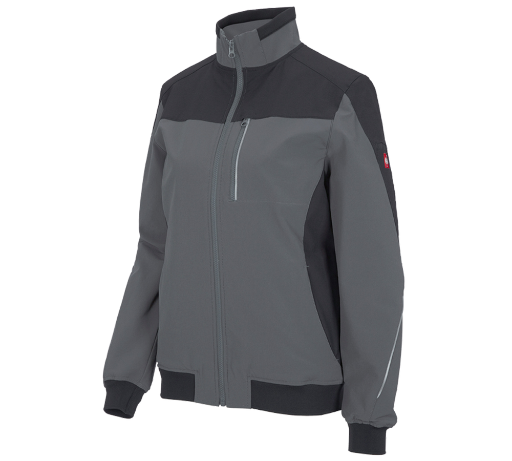Plumbers / Installers: Functional jacket e.s.dynashield, ladies' + cement/graphite