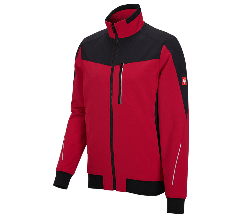Topics: Functional jacket e.s.dynashield + fiery red/black