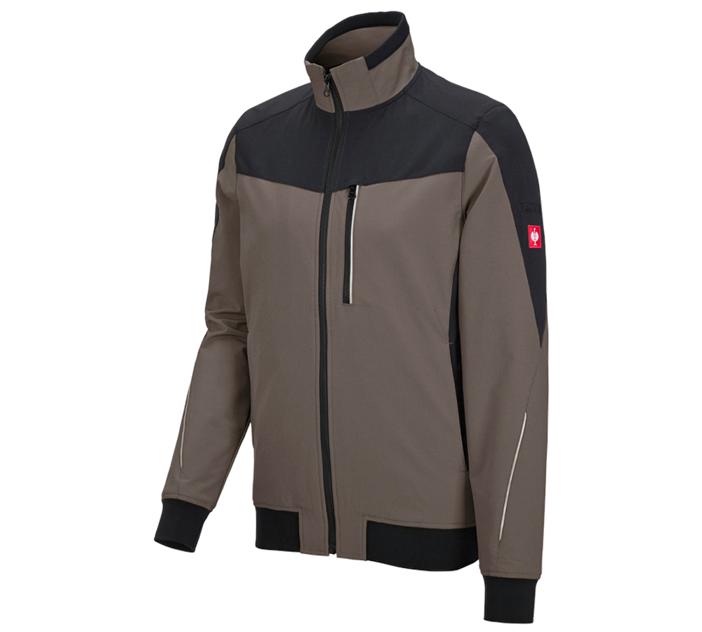 Plumbers / Installers: Functional jacket e.s.dynashield + stone/black