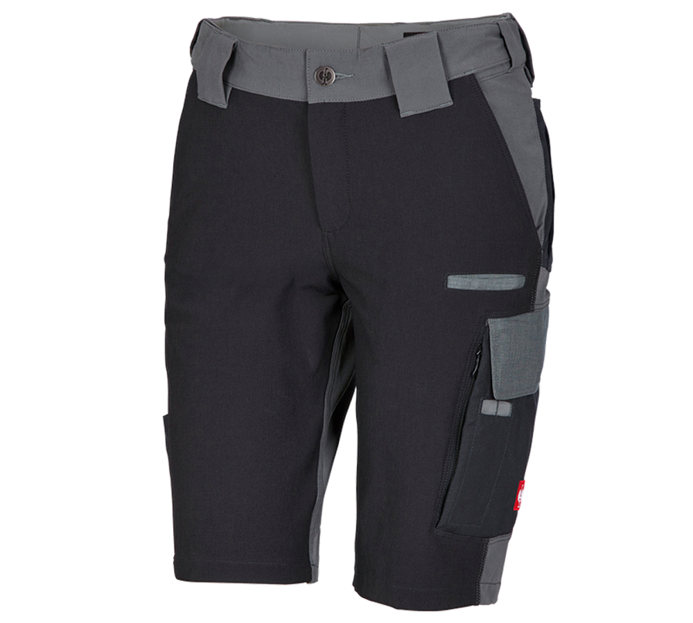 Gardening / Forestry / Farming: Functional short e.s.dynashield, ladies' + cement/graphite