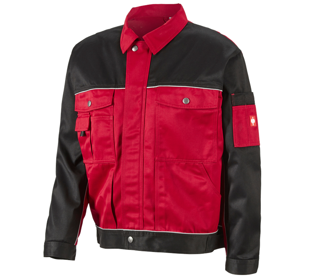 Plumbers / Installers: Work jacket e.s.image + red/black
