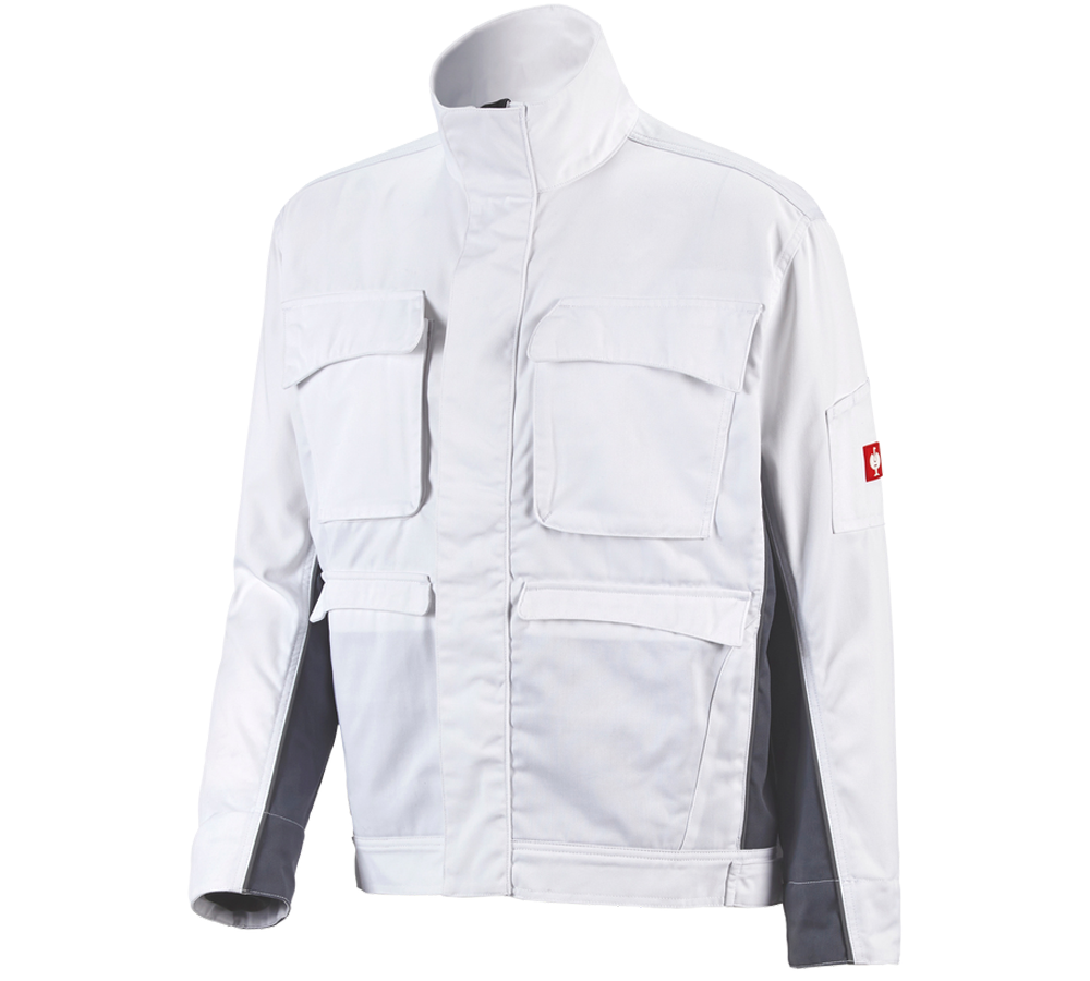 Topics: Work jacket e.s.active + white/grey