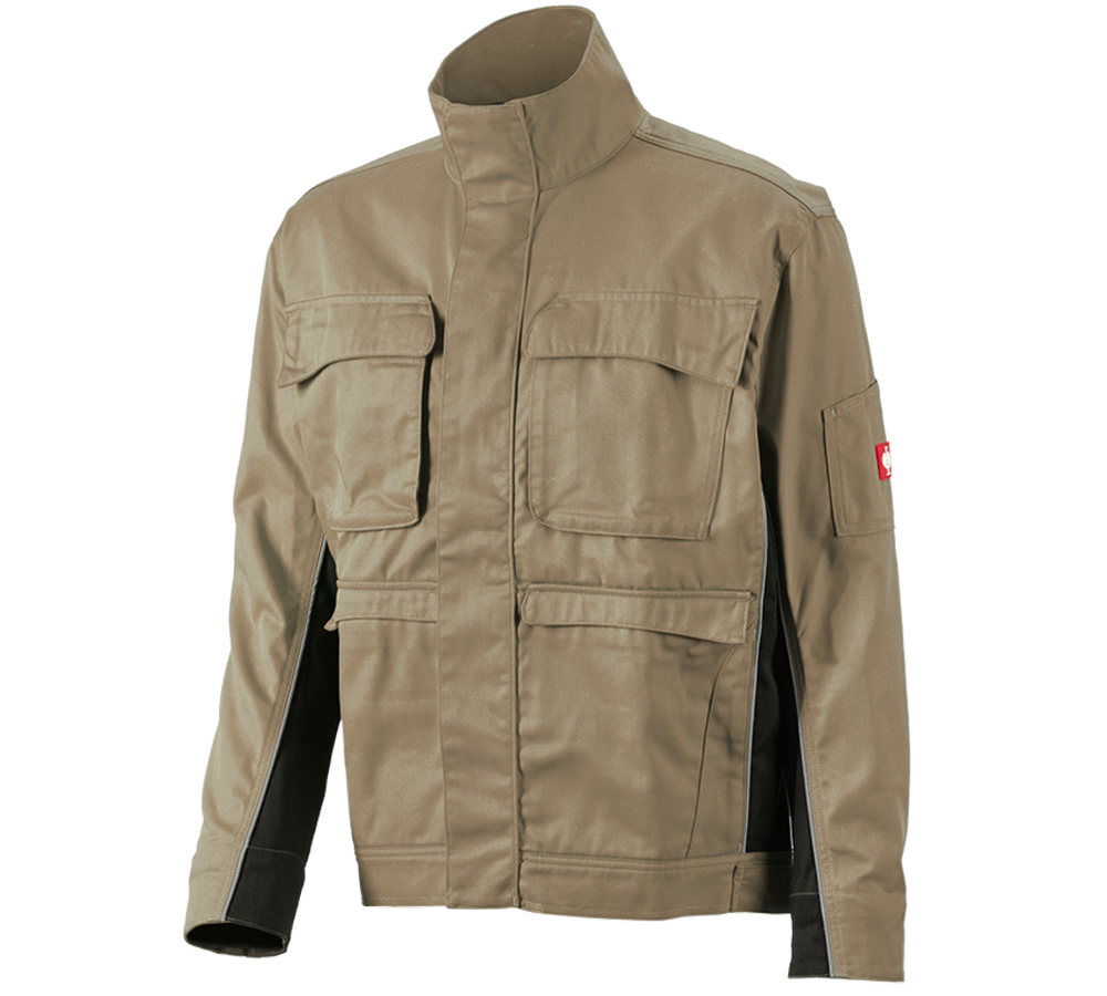 Joiners / Carpenters: Work jacket e.s.active + khaki/black