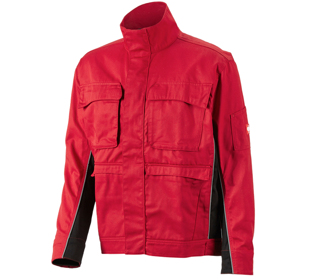 Work Jackets: Work jacket e.s.active + red/black
