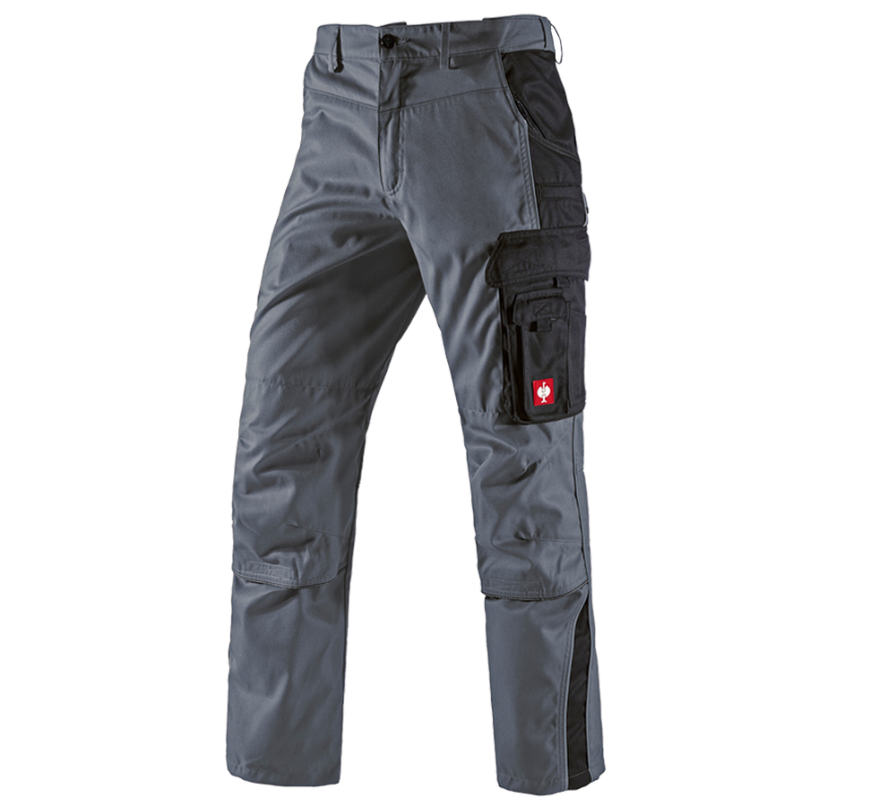 Work Trousers: Trousers e.s.active + grey/black