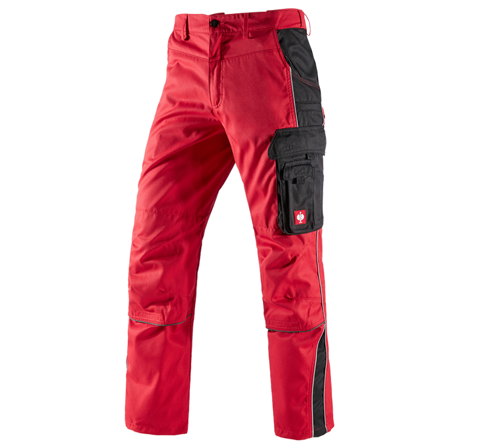 Plumbers / Installers: Trousers e.s.active + red/black