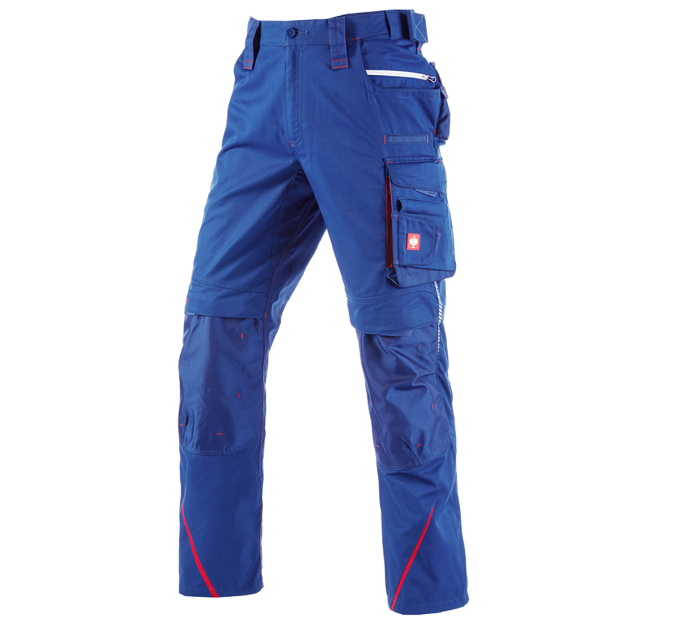 Cold: Winter trousers e.s.motion 2020, men´s + royal/fiery red