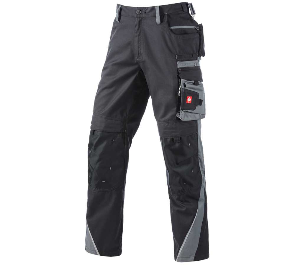 Plumbers / Installers: Trousers e.s.motion Winter + graphite/cement