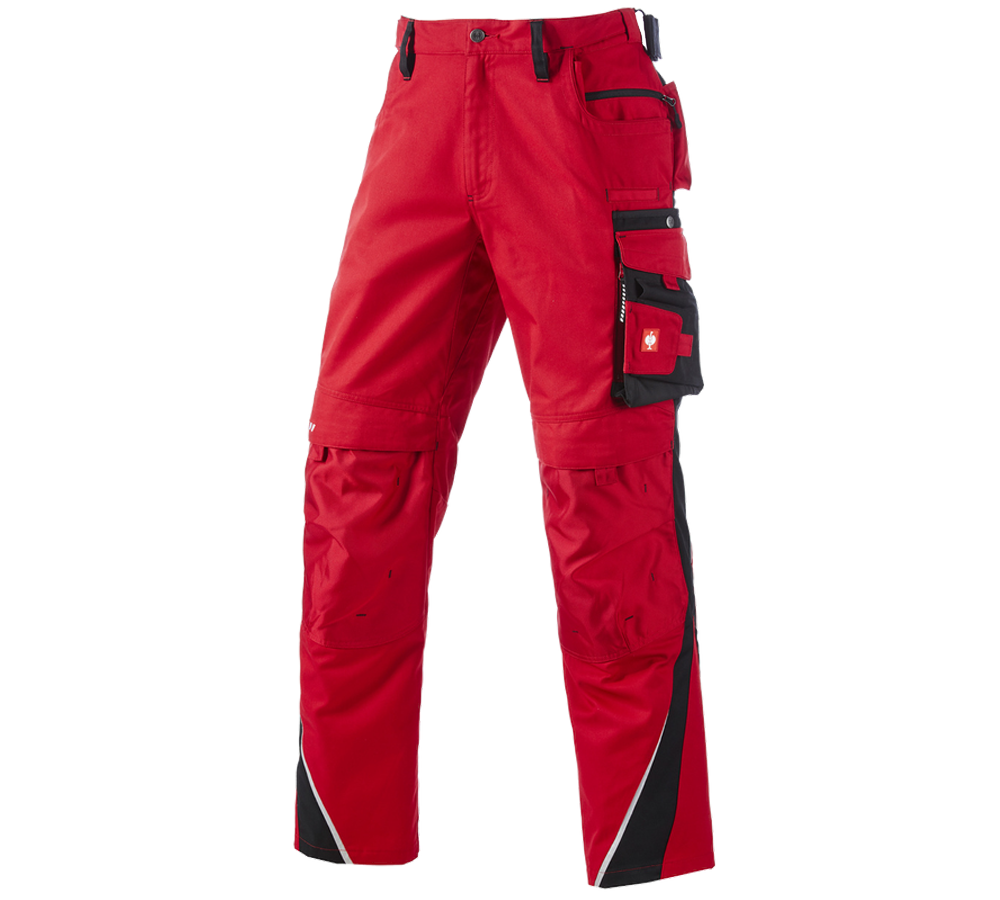 Gardening / Forestry / Farming: Trousers e.s.motion Winter + red/black