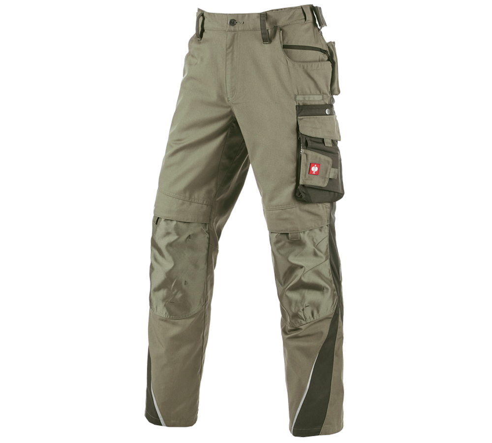 Plumbers / Installers: Trousers e.s.motion + reed/moss