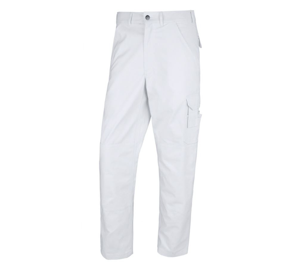 Work Trousers: STONEKIT Trousers Aalborg + white