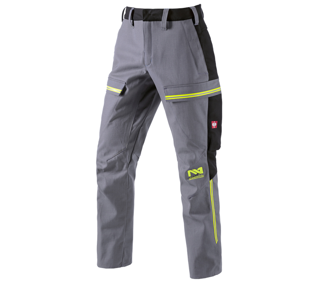 Work Trousers: Trousers e.s.vision multinorm* + grey/black