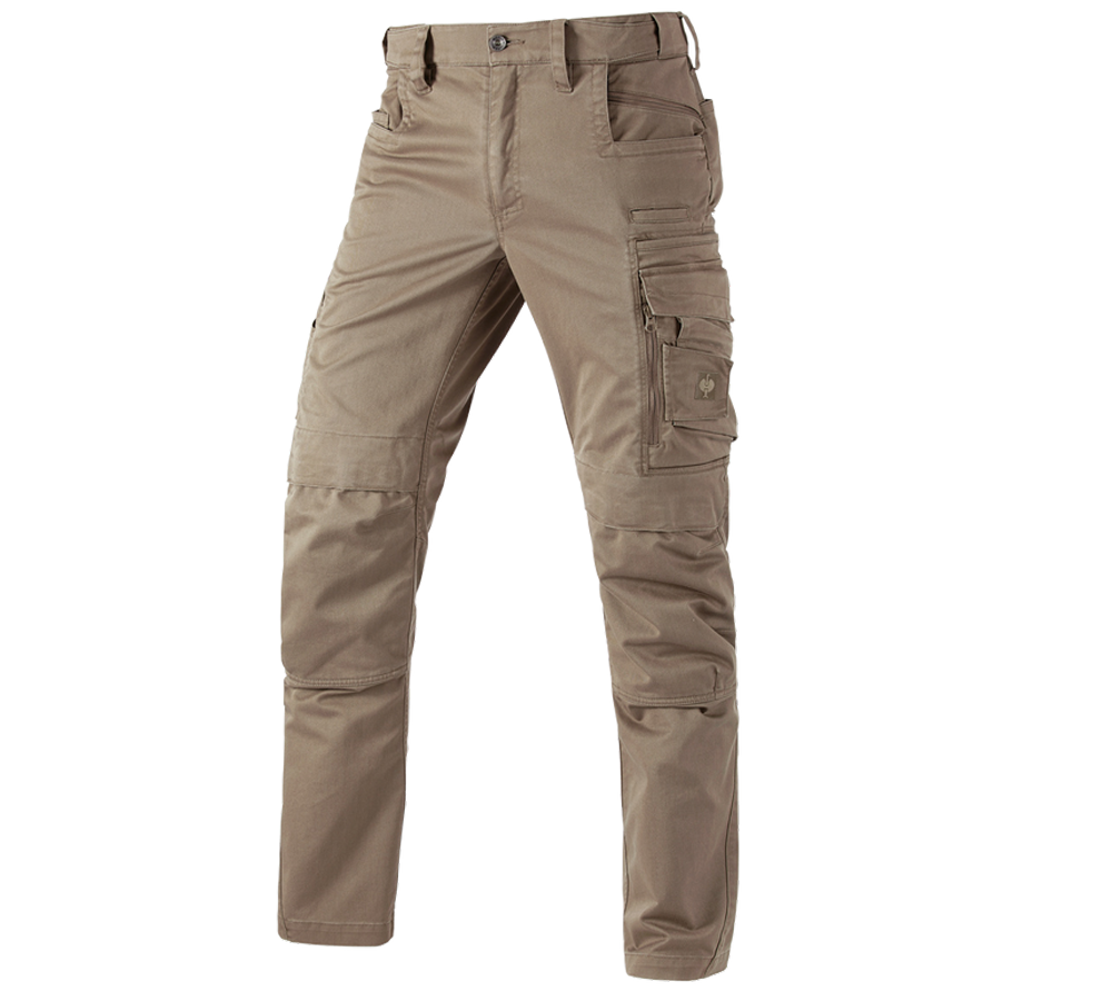 Plumbers / Installers: Trousers e.s.motion ten + ashbrown