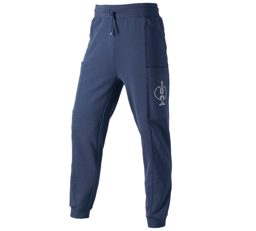 Accessories: Sweat pants e.s.trail + deepblue/white