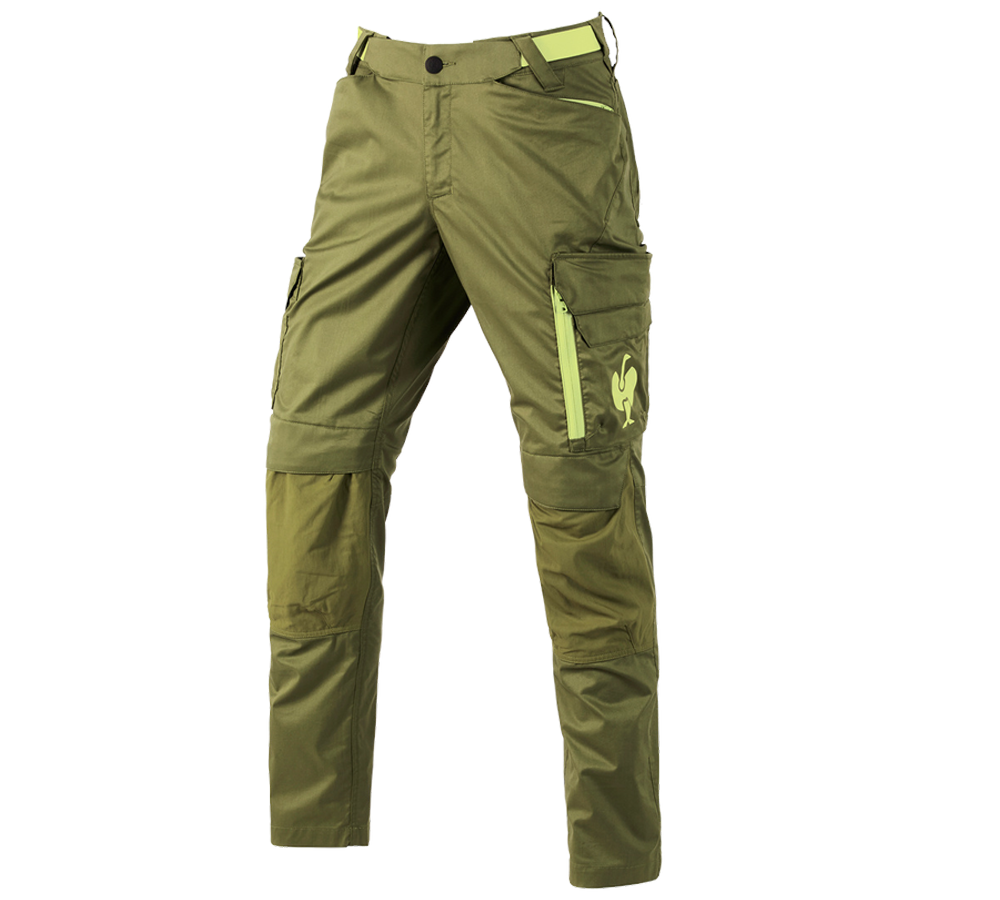 Topics: Trousers e.s.trail + junipergreen/limegreen