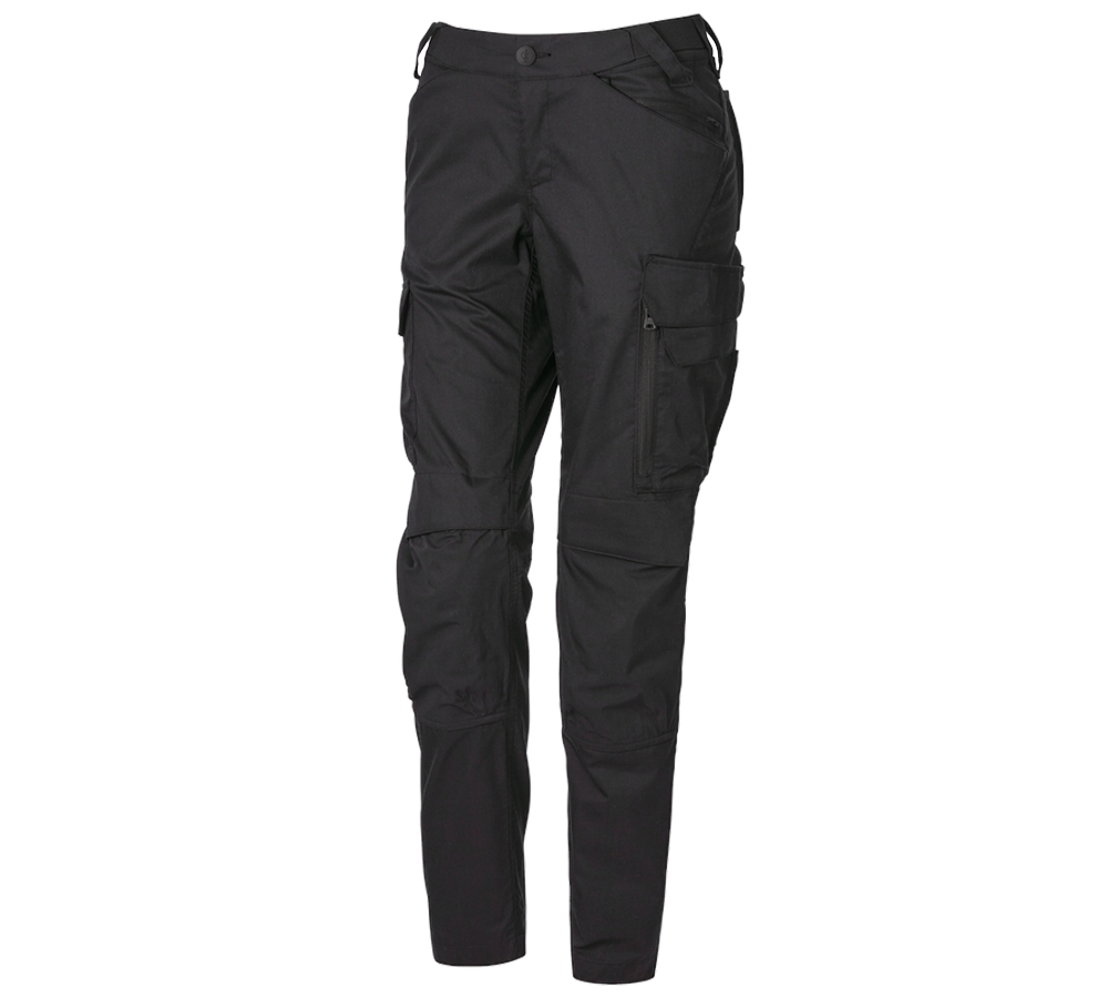 Work Trousers: Trousers e.s.trail pure, ladies' + black