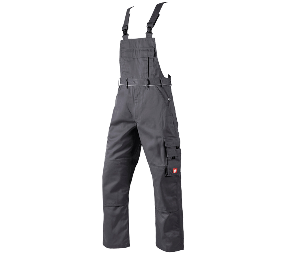 Work Trousers: Bib & brace e.s.classic  + grey