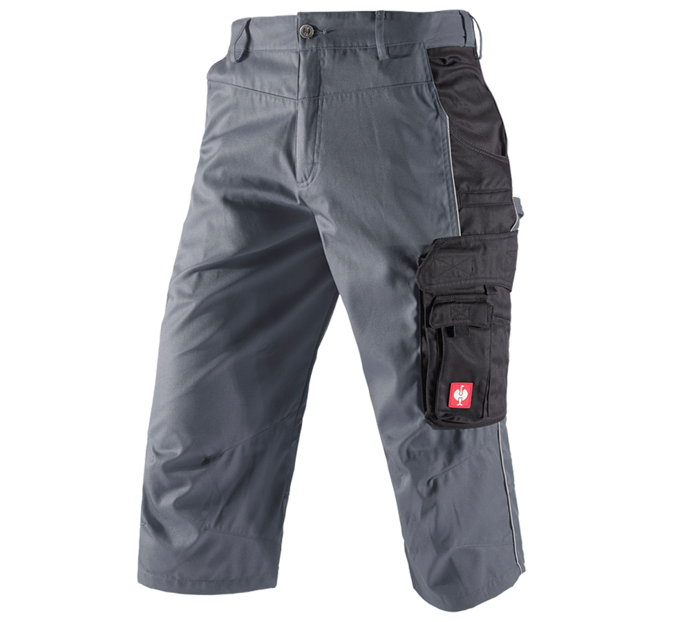 Gardening / Forestry / Farming: e.s.active 3/4 length trousers + grey/black