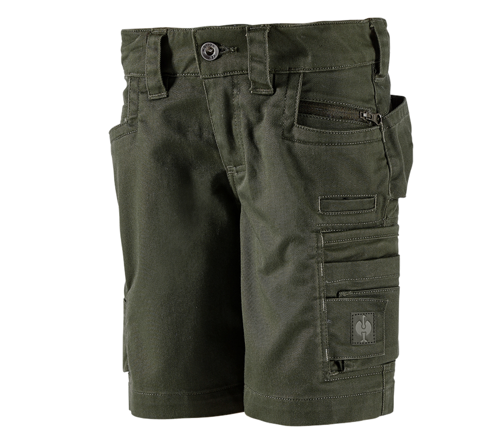 Shorts: Shorts e.s.motion ten, barn + kamouflagegrön
