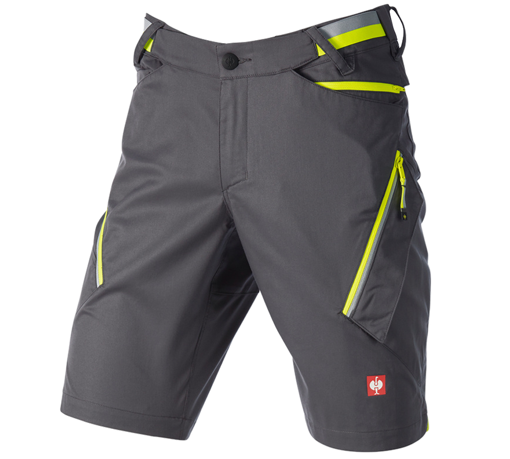 Arbetsbyxor: Multipocket- shorts e.s.ambition + antracit/varselgul