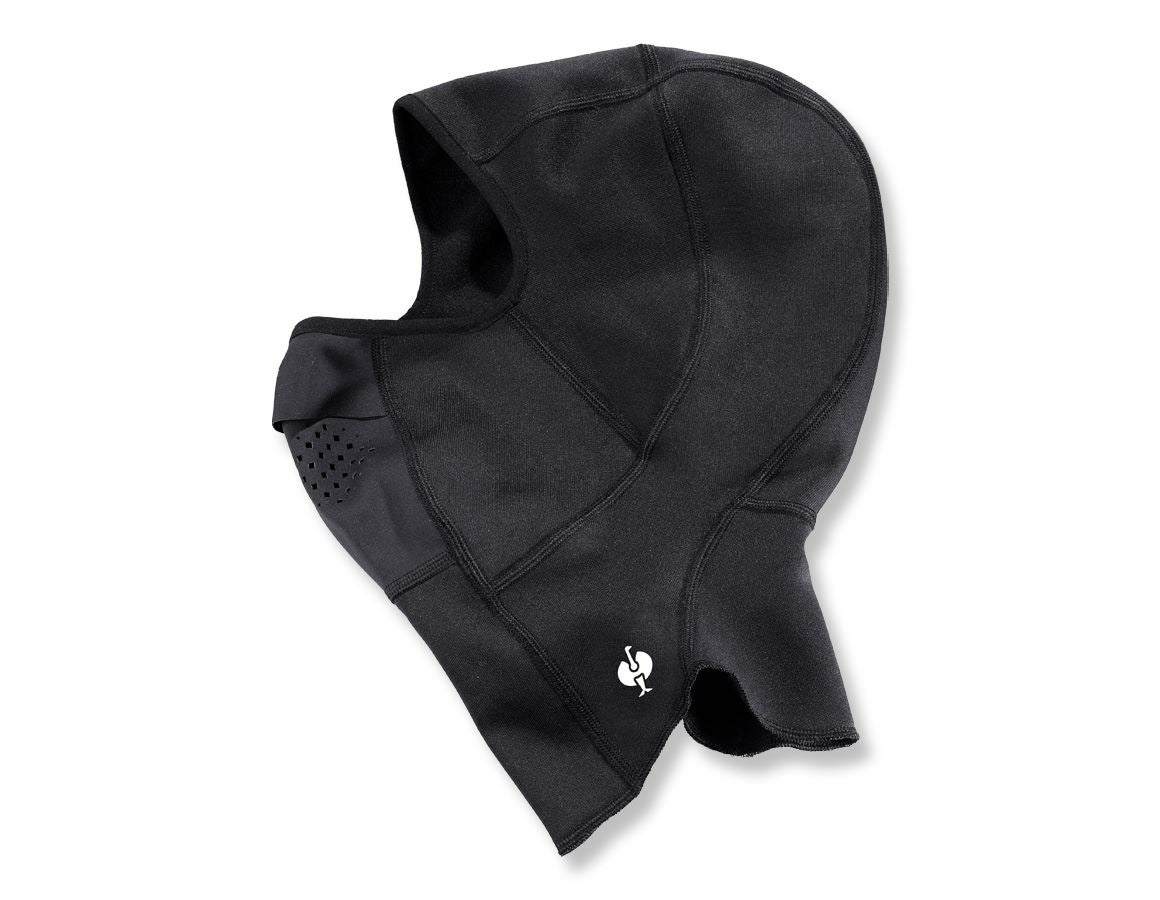 Accessoarer: e.s. FIBERTWIN® thermo stretch väderskyddsmask + svart