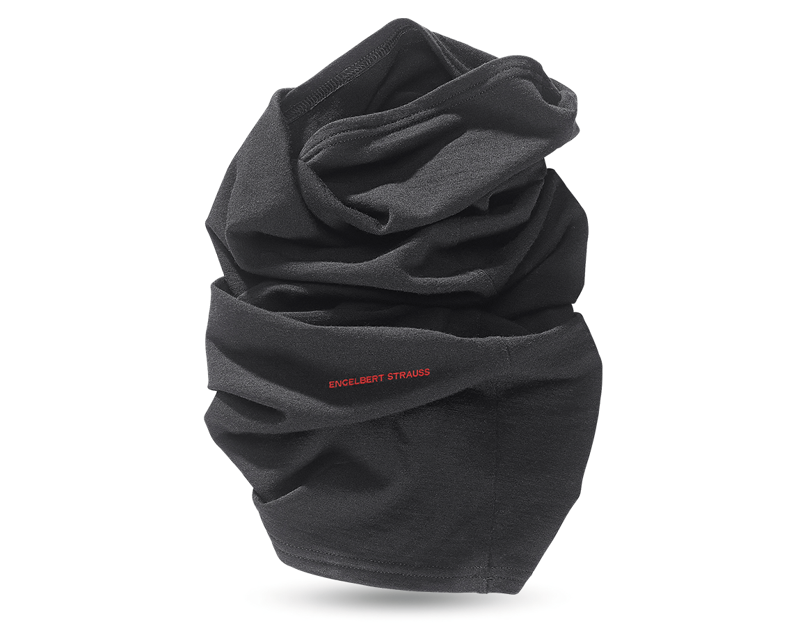 Cold: e.s. Multifunctional scarf + black