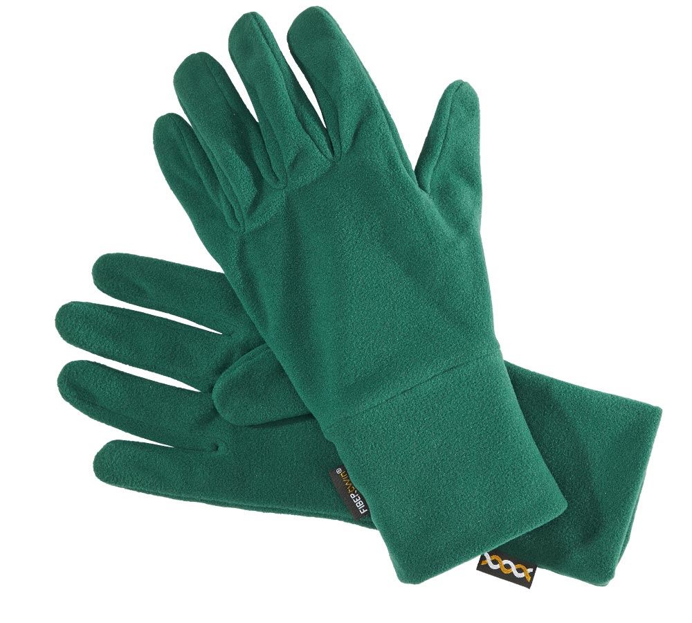Accessoarer: e.s. FIBERTWIN® microfleece handskar + grön