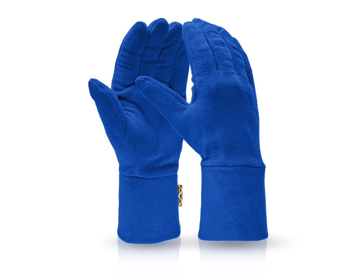 Kyla: e.s. FIBERTWIN® microfleece handskar + kornblå