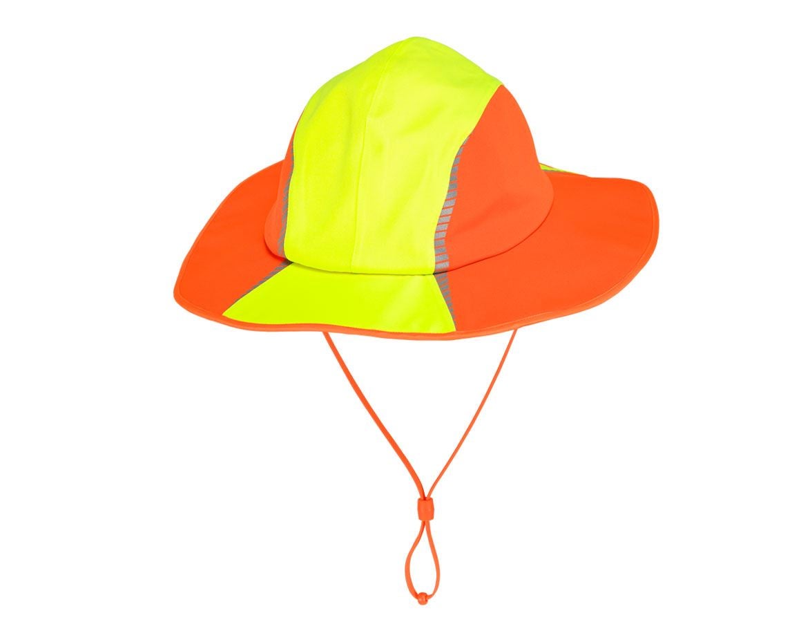 Topics: Functional rain hat e.s.motion 2020 + high-vis yellow/high-vis orange