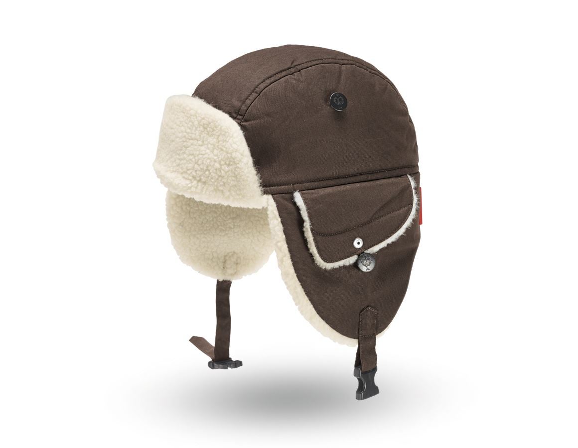 Cold: e.s. Winter hat cotton touch + bark